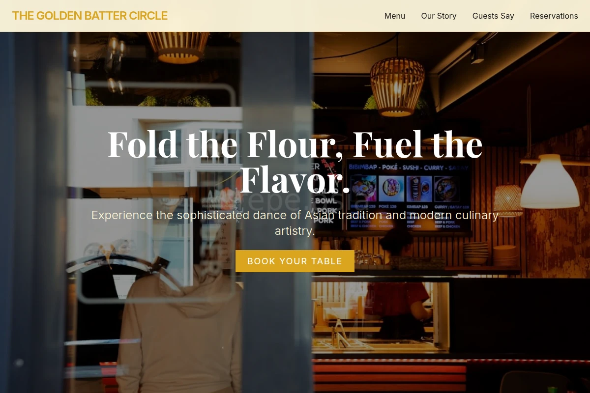Butter Asian Fusion Food
