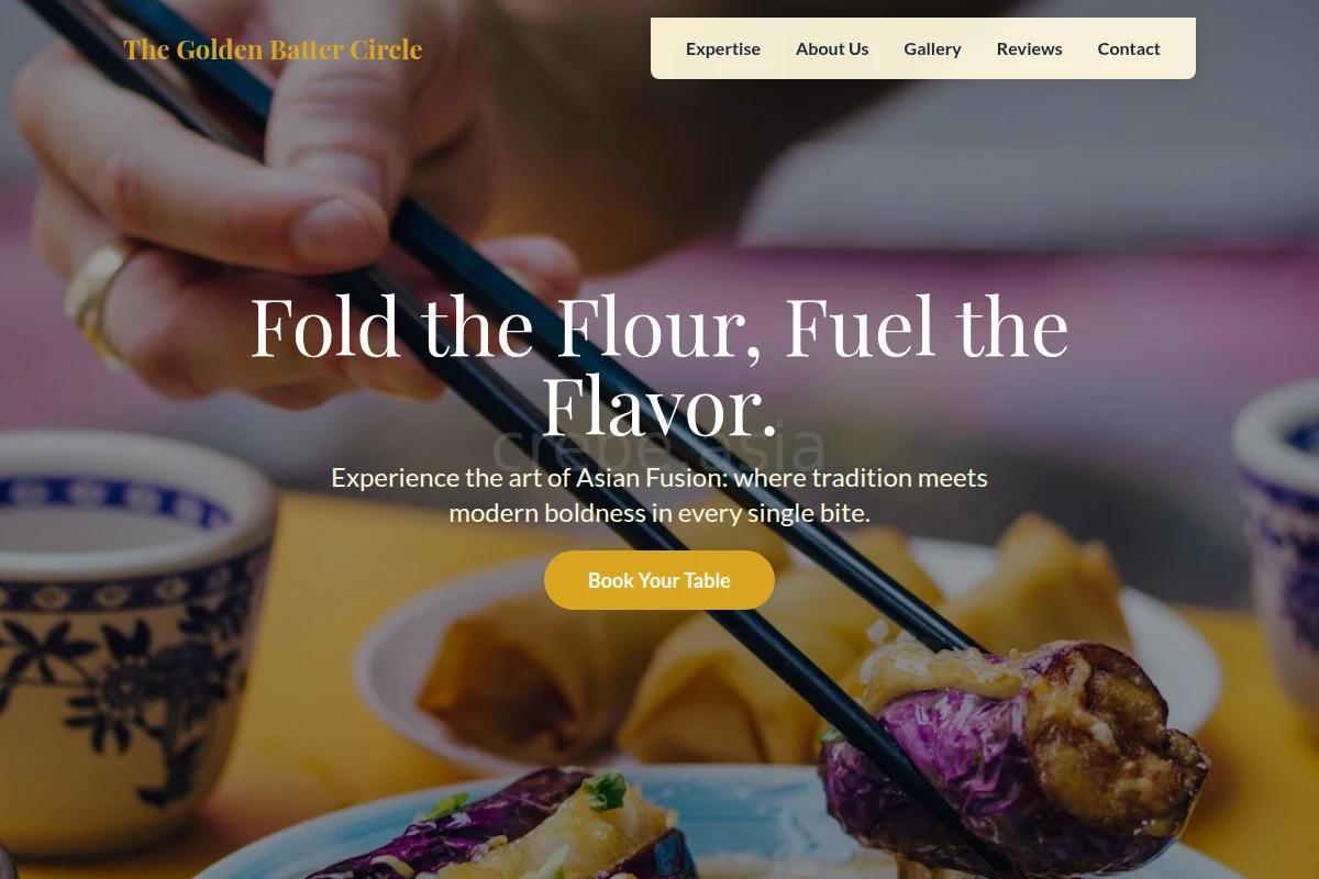 Butter Asian Fusion Food