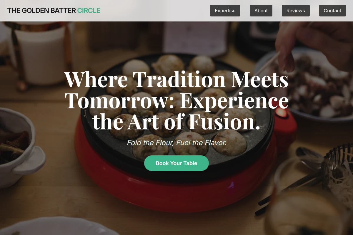 Boutique Asian Fusion Food