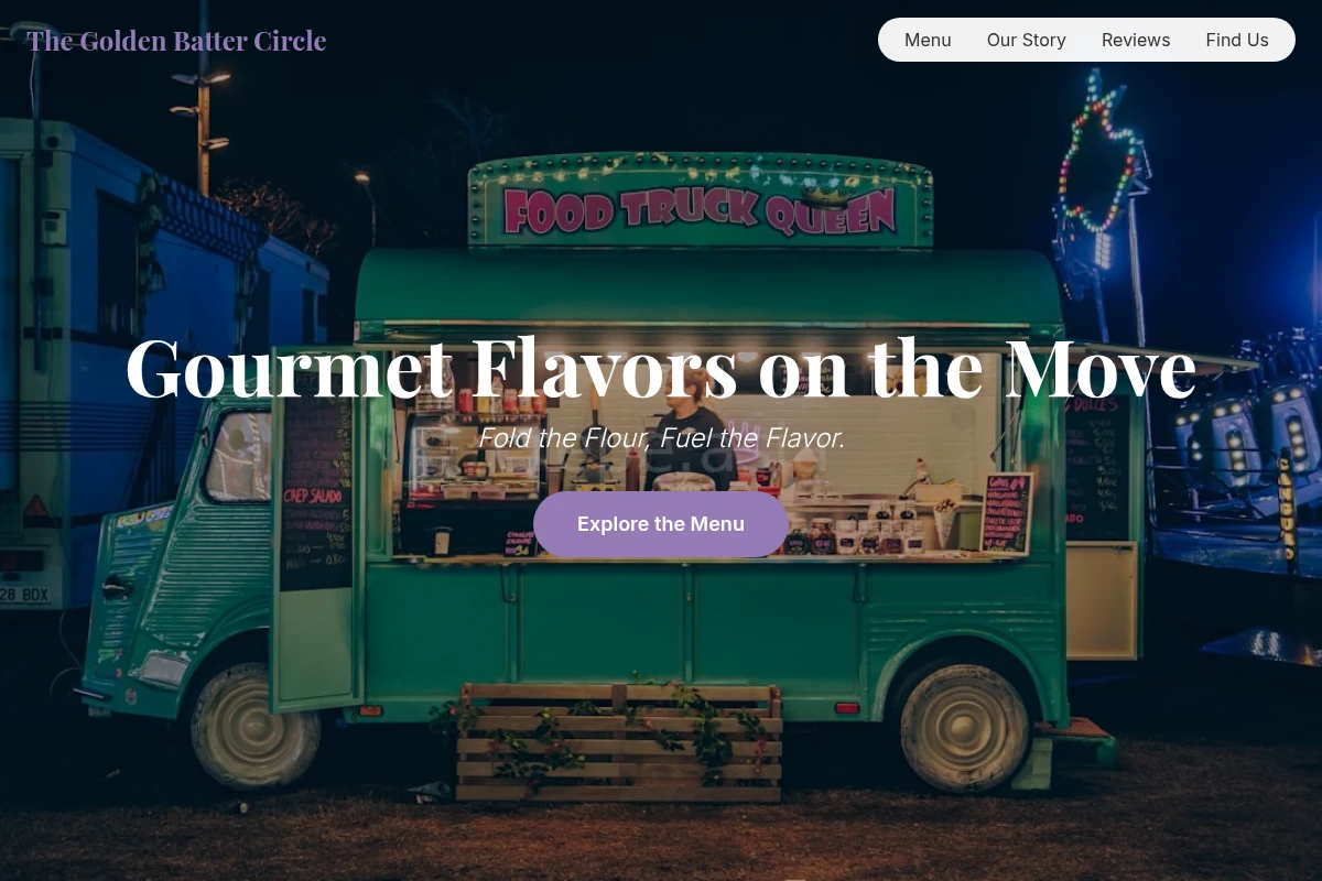 Folded Food Truck